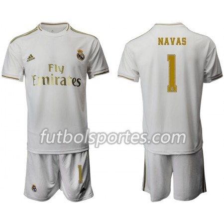 Camisetas Niños Real Madrid Navas 1 Primera Equipacion 2019/2020
